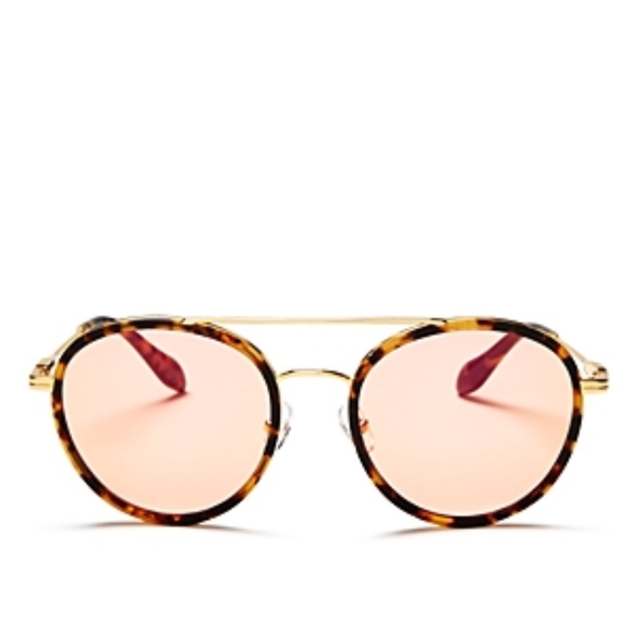 Sonix Accessories - Sonix Women Charli Mirrored Round Sunglasses 51mm